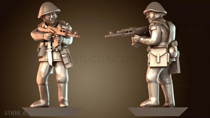 Military Наклонившись, готовься к защите Q