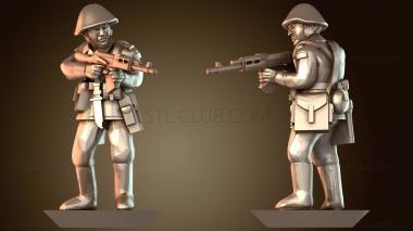 3D модель Наклонившись, готовься к защите Q (STL)