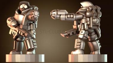 3D модель Сержант-лидер штурмовиков (STL)