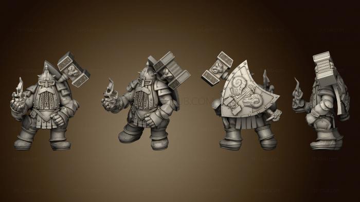 Gear town Steel Dwarf Blacksmith v 1 Большой