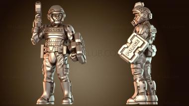 3D модель Уличный полицейский отряд (STL)