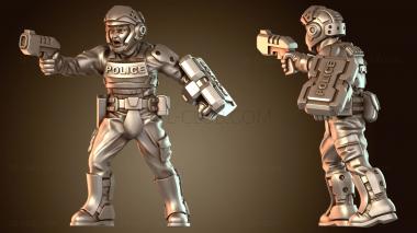 3D модель Уличный коп, вариант q (STL)