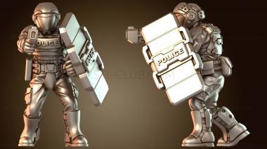 3D модель Уличный коп, вариант v (STL)