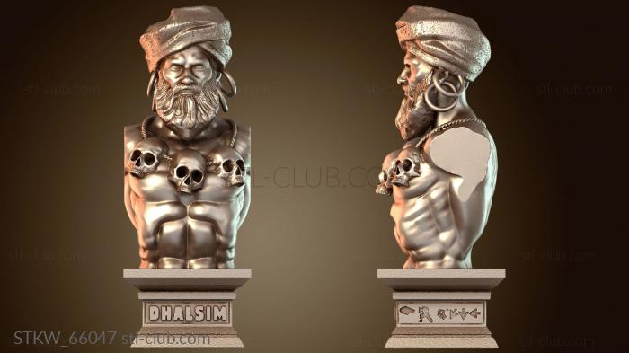 Military Street Fighter Bust Dhalsim