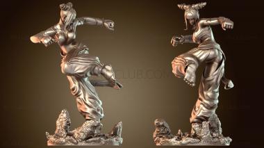 3D модель Street Fighter Juri Pose L (STL)