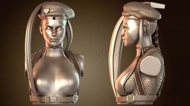 3D модель Поза Кэмми из Street Fighter (STL)