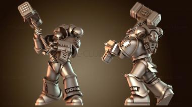 3D модель Воин Молота Ударного Отряда (STL)