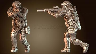 3D модель Штурмовой мех «Ударник» (STL)