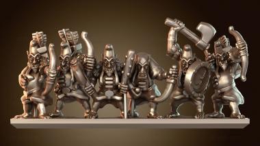 3D модель Форма полосатого гремлина (STL)