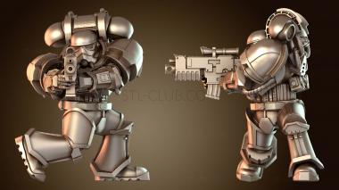 3D модель Стилизованный штурмовой отряд (STL)