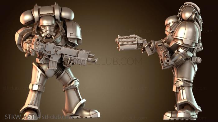 Military Стилизованный бой солдат