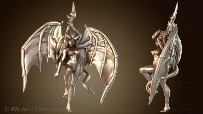 Military Волосы суккуба в стиле пин-ап волнистые