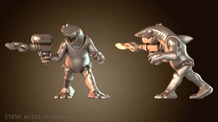 Military Летний купальник Blue Shark Girl