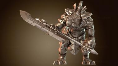 3D модель Солнечный Громила Брут Клыкастый (STL)