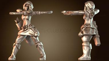 3D модель Солнечный эльф-лучник (STL)