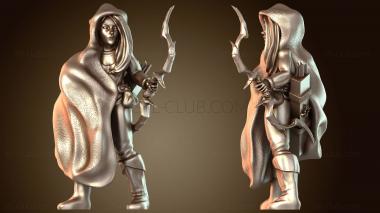 3D модель Солнечный эльф-лучник, меткий (STL)