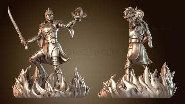 3D модель Солнечные Эльфы Пылающий Огонь (STL)