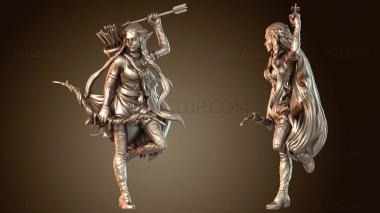 3D модель Подготовка эльфийского рейнджера в таверне «Восход» (STL)