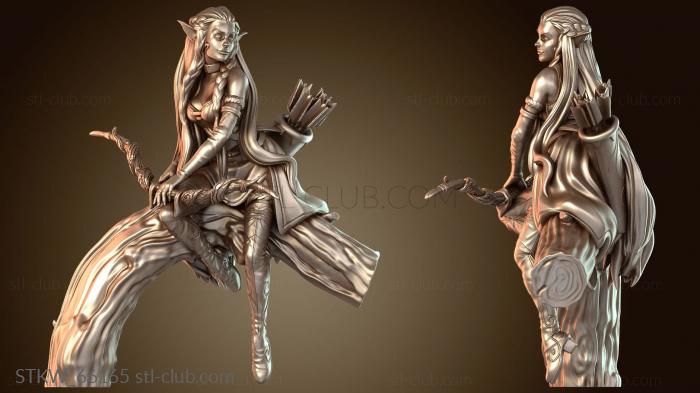 Таверна «Восход солнца», эльф-рейнджер, сидящий