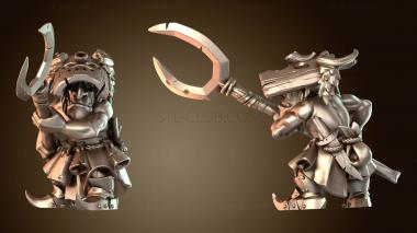 3D модель Примитивный болотный пастух (STL)