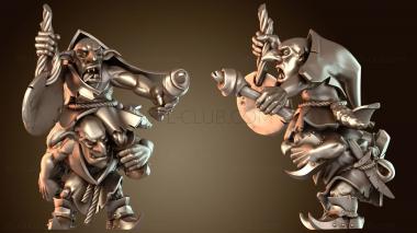 3D модель Болотный музыкант (STL)