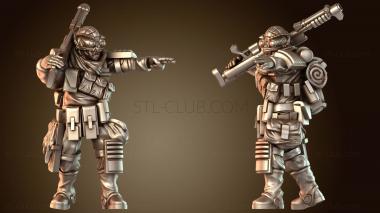 3D модель Свирепые болотные рейдеры (STL)