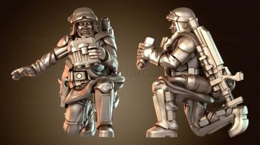 3D модель Болотный штурмовик-миномет JD (STL)