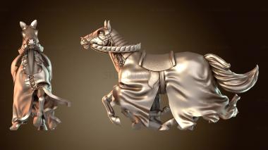 3D модель Лебедь Рыцарь Лошадь B (STL)