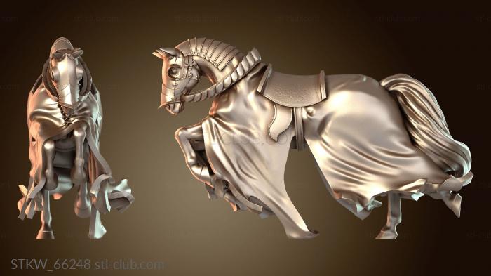 Military Лебедь Рыцарь Лошадь C