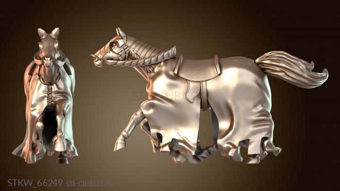 Military Лебедь Рыцарь Лошадь D