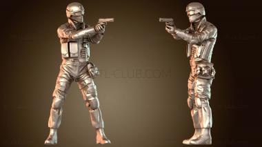 3D модель Модифицированный пистолет SWAT (STL)