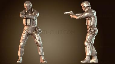 3D модель SWAT Пистолет Браво (STL)
