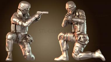 3D модель SWAT Пистолет Чарли (STL)