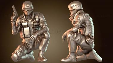 3D модель Пистолет SWAT Фокстрот (STL)