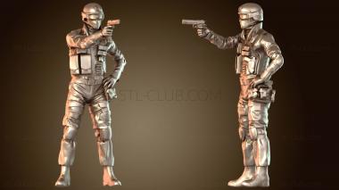 3D модель Пистолет-инфильтратор SWAT (STL)