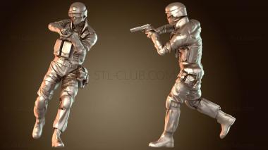 3D модель Рыцарь пистолета SWAT (STL)
