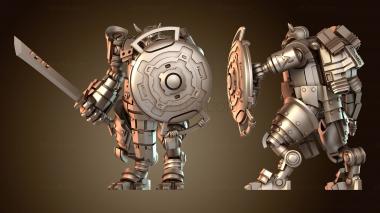 3D модель Бой на мечах (STL)