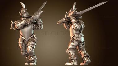 3D модель Меч Мужчина Воин (STL)
