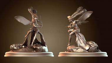 3D модель Мастер меча, прыжок (STL)