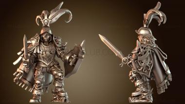 3D модель Меч Щит Паладин (STL)