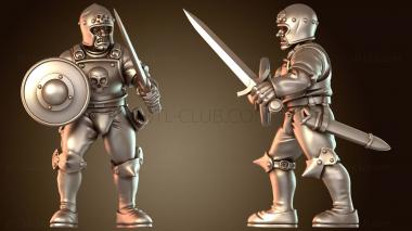 3D модель Мечи напрокат рыцарские (STL)