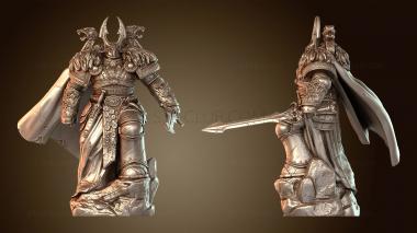 3D модель Рыцарь-мечник (STL)
