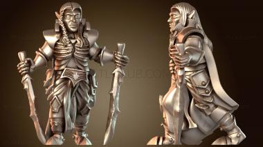 3D модель Воин-мечник (STL)