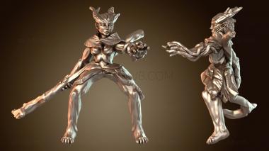 3D модель Конный авангард магов рода Сильвана (STL)