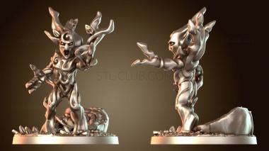 3D модель Друид Сильванет Дриады (STL)