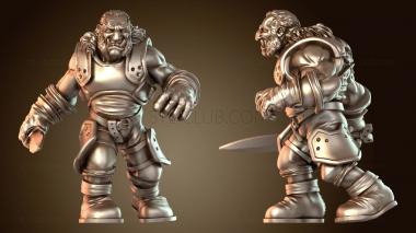3D модель Таларий Легкий Пехотинец Огр (STL)