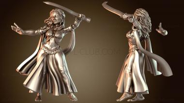 3D модель Тамара, танцовщица, исполнительница (STL)