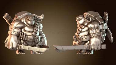 3D модель Tartarugas Ninja Leohardfoe (STL)