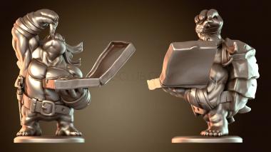 3D модель Вариант Тартаруганского ниндзя Мишеланзадо (STL)