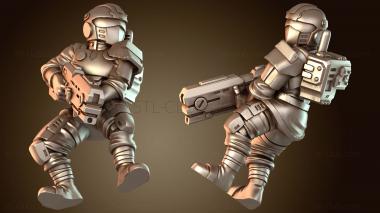 3D модель Пехота ополчения Тау (STL)